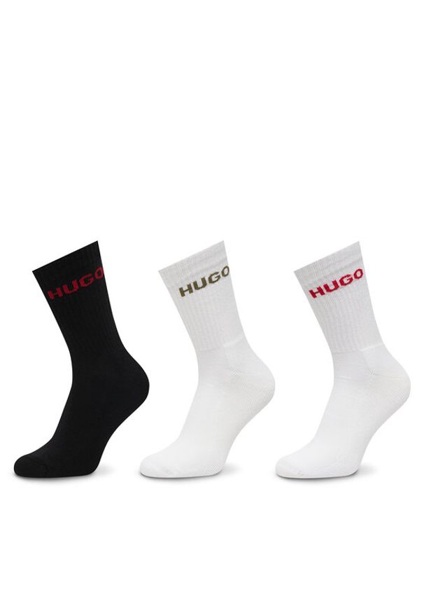 Hugo - HUGO Skarpety długie 50510187 Kolorowy. Materiał: bawełna. Wzór: kolorowy