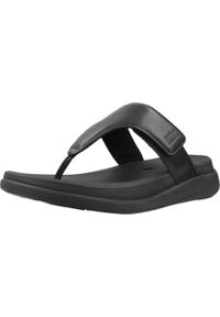 Flip*Flop - Sandały Fitflop Model Mode Go Adjustable Flatform Kolor Czarny. Kolor: czarny. Materiał: syntetyk, tkanina. Sezon: lato