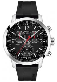 Zegarek Męski TISSOT PRC 200 Chronograph T-SPORT T114.417.17.057.00. Styl: sportowy, klasyczny