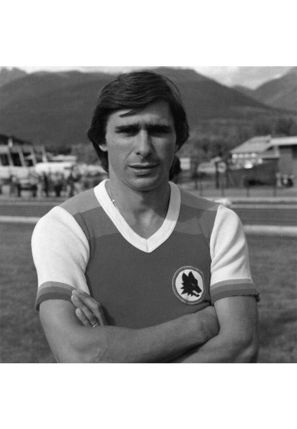 COPA FOOTBALL - Koszulka retro piłkarska dla dorosłych - AS Roma 1978-79 - Czerwona. Kolor: czerwony. Sezon: lato. Sport: piłka nożna