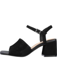 Clarks - Sandały CLARKS SHEER65 BLOCK Czarny. Kolor: czarny. Materiał: skóra. Sezon: lato