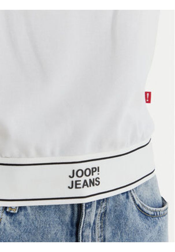 JOOP! Jeans Polo Talena 10100104 30100660 Biały Modern Fit. Typ kołnierza: polo. Kolor: biały. Materiał: syntetyk