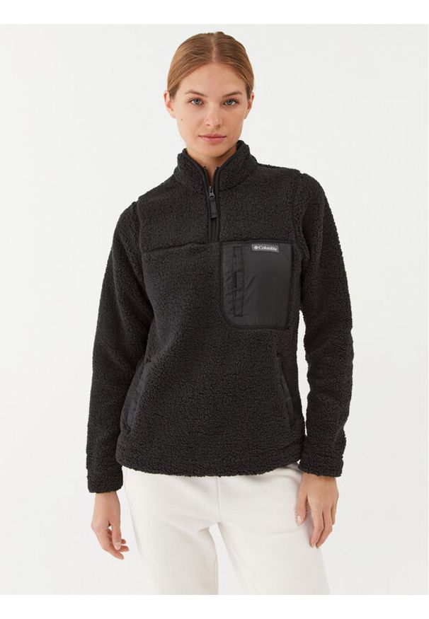columbia - Columbia Polar West Bend™ 1/4 Zip Pullover Czarny Regular Fit. Kolor: czarny. Materiał: polar, syntetyk