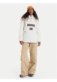 Napapijri Kurtka anorak Rainforest NP0A4GM6 Écru Regular Fit. Materiał: syntetyk #4