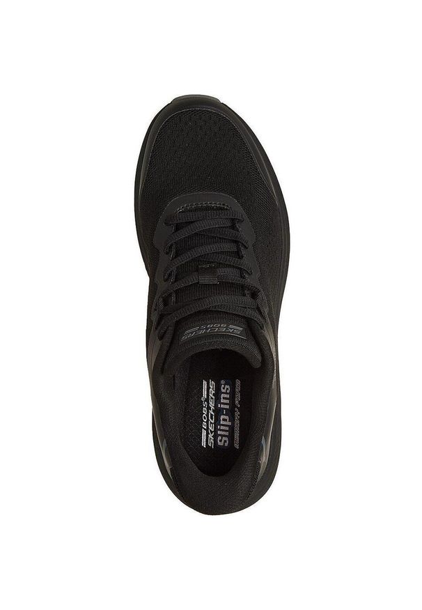 skechers - Buty sportowe męskie Skechers Bobs Skillz. Kolor: czarny. Materiał: materiał