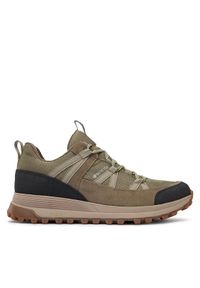 Clarks Półbuty ATLTrekRun Gtx GORE-TEX 261726947 Khaki. Kolor: brązowy. Materiał: materiał