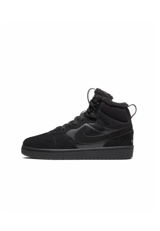 Buty sportowe sneakersy Nike COURT BOROUGH MID 2 BOOT BG. Kolor: czarny. Model: Nike Court. Sport: koszykówka