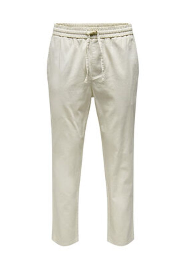 Only & Sons Spodnie materiałowe 22024966 Szary Tapered Fit. Kolor: szary. Materiał: bawełna