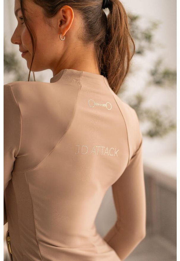 Bluza techniczna z zamkiem JD ATTACK Elite. Kolor: beżowy