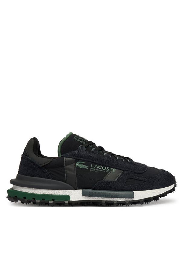 Lacoste Sneakersy Elite Active 51SMA0041 Czarny. Kolor: czarny. Materiał: skóra, zamsz