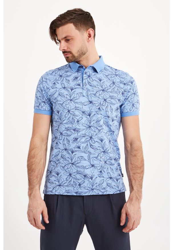 POLO PHARELL JOOP!. Typ kołnierza: polo. Materiał: bawełna. Wzór: nadruk, jednolity. Styl: sportowy