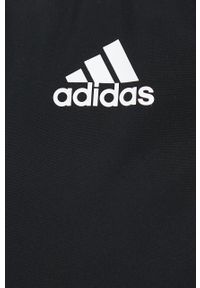 adidas Performance kurtka męska kolor czarny zimowa. Okazja: na co dzień. Kolor: czarny. Materiał: tkanina, poliester. Długość rękawa: raglanowy rękaw. Sezon: zima. Styl: casual #2
