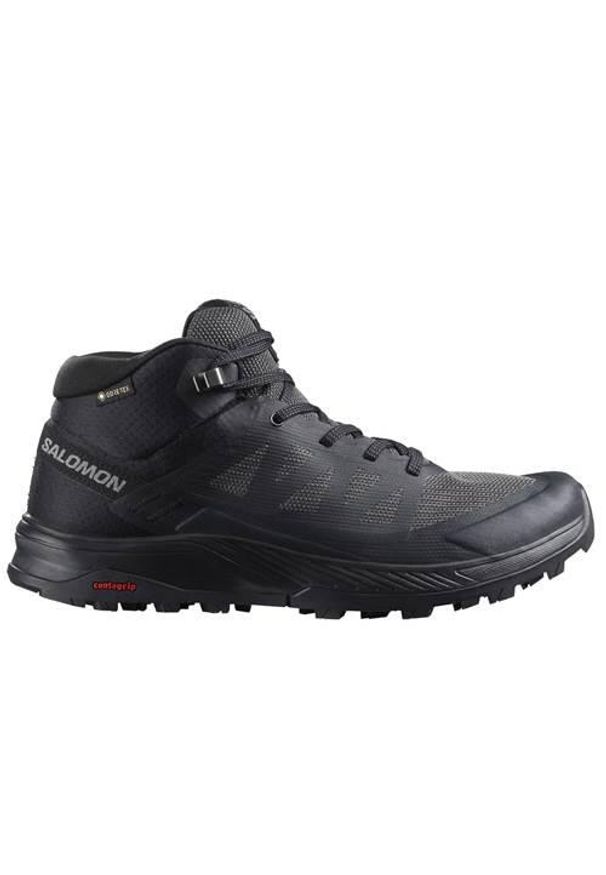 salomon - Buty trekkingowe damskie Salomon Trekkingowe Outrise Mid Gtx Gore-tex. Zapięcie: sznurówki. Kolor: wielokolorowy. Materiał: materiał, tkanina, syntetyk. Szerokość cholewki: normalna