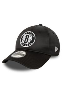 New Era Czapka z daszkiem Nba Satin 920 Nets 60434968 Czarny. Kolor: czarny. Materiał: materiał