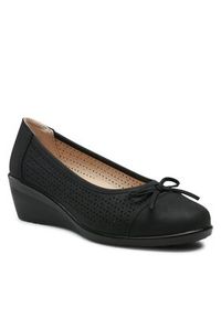 Clara Barson Czółenka JBZI-0511-15 Czarny. Kolor: czarny. Materiał: skóra #6