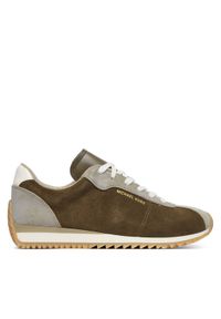 MICHAEL Michael Kors Sneakersy Rhodes 43T6RHFS1S Khaki. Kolor: brązowy. Materiał: skóra #1