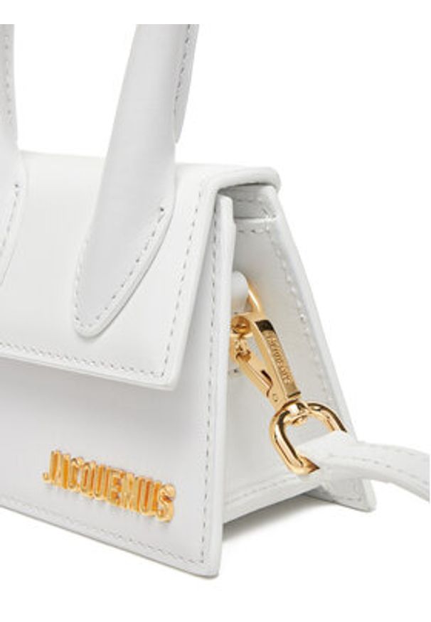 JACQUEMUS Torebka Le Chiquito 21H213BA001-3000 Biały. Kolor: biały. Materiał: skórzane