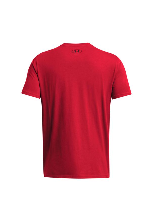 Koszulka sportowa męska Under Armour 1382915600. Kolor: wielokolorowy, czarny, czerwony. Długość rękawa: krótki rękaw. Długość: krótkie. Sport: fitness