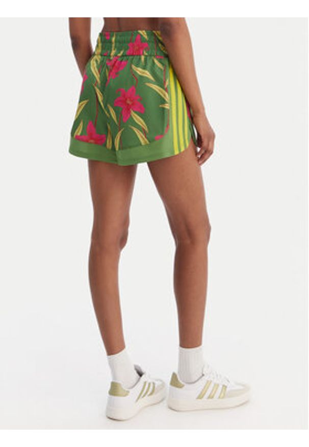 Adidas - adidas Szorty sportowe Farm Rio Pacer KD4624 Zielony Loose Fit. Kolor: zielony. Materiał: syntetyk