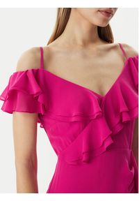 Morgan Sukienka koktajlowa 251-RJOLIE Różowy Regular Fit. Kolor: różowy. Materiał: syntetyk. Styl: wizytowy #5