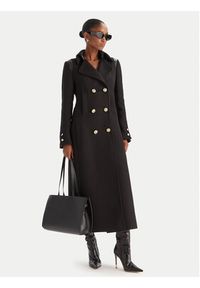 Babylon Płaszcz przejściowy E215BI Czarny Regular Fit. Kolor: czarny. Materiał: syntetyk #7