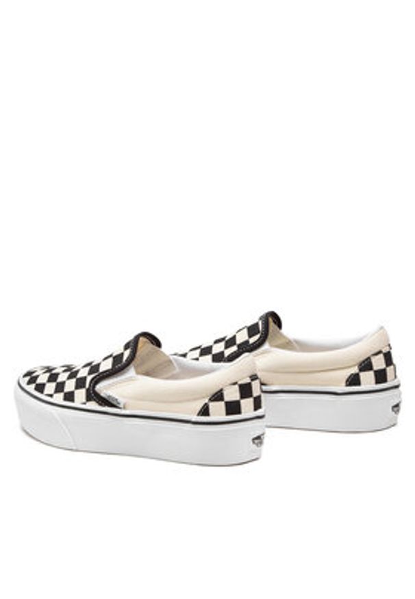 Vans Tenisówki Classic Slip-On P VN00018EBWW Biały. Zapięcie: bez zapięcia. Kolor: biały. Materiał: materiał