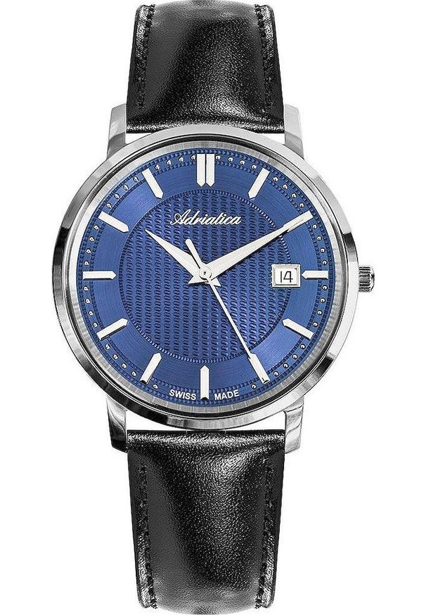 Zegarek Adriatica Zegarek męski Adriatica A1277.5215Q czarny. Kolor: czarny