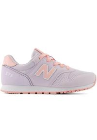 Buty do chodzenia dla dzieci New Balance YC373AN2. Kolor: fioletowy. Materiał: syntetyk, materiał. Szerokość cholewki: normalna. Model: New Balance 373. Sport: turystyka piesza