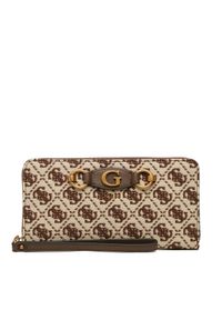 Duży Portfel Damski Guess. Kolor: brązowy #1