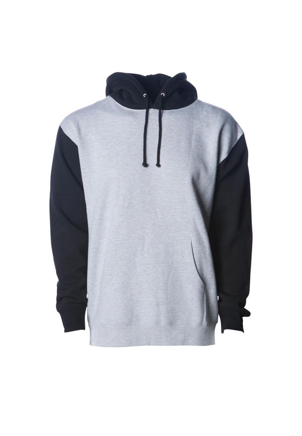 INDEPENDENT - Męska Bluza Z Kapturem Heather Heavyweight. Typ kołnierza: kaptur. Kolor: wielokolorowy, czarny, szary