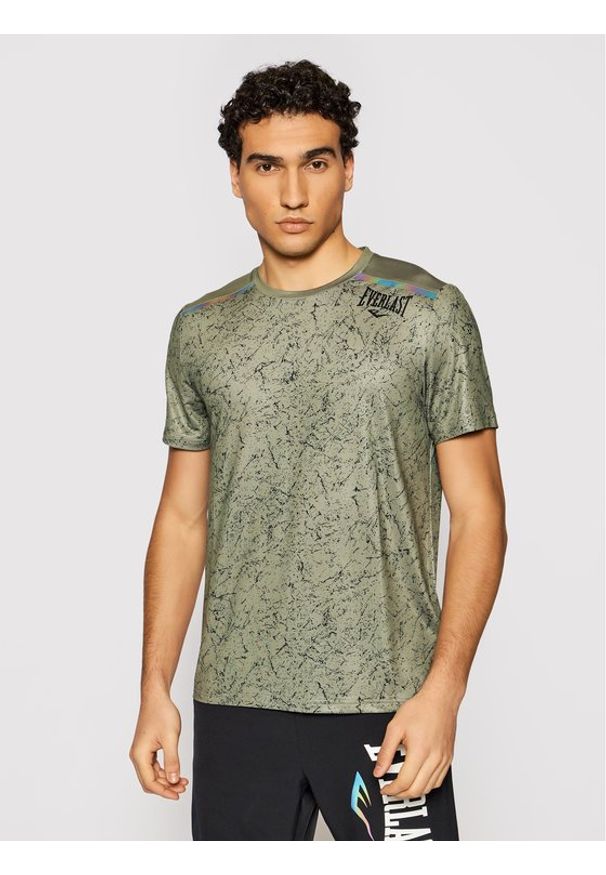 EVERLAST T-Shirt 804450-60 Zielony Regular Fit. Kolor: zielony. Materiał: syntetyk