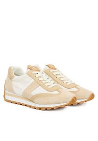 Lauren Ralph Lauren - LAUREN RALPH LAUREN Sneakersy 802951384010 Beżowy. Kolor: beżowy. Materiał: skóra, zamsz #3