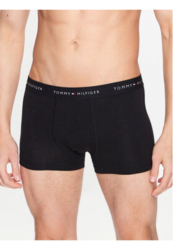 TOMMY HILFIGER - Tommy Hilfiger Komplet 3 par bokserek UM0UM02763 Czarny. Kolor: czarny. Materiał: bawełna