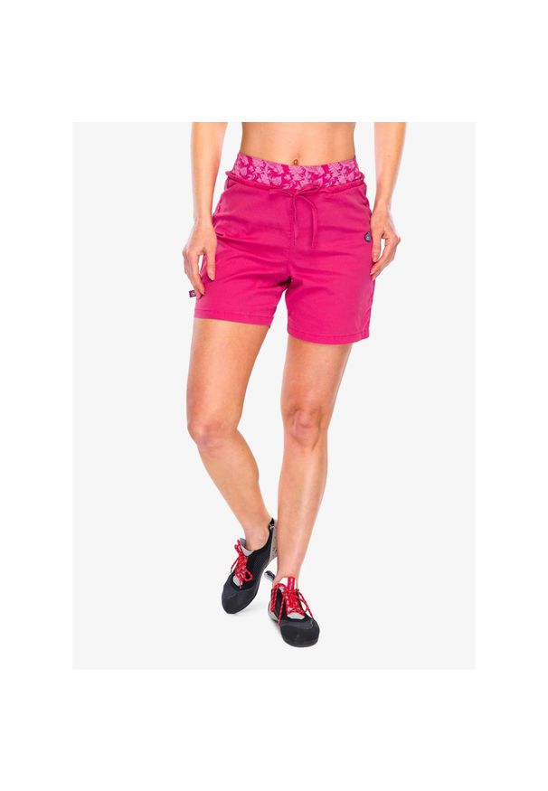 Spodenki wspinaczkowe damskie E9 Hit Short. Kolor: różowy. Długość: krótkie