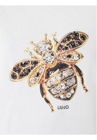 Liu Jo T-Shirt WA6237 JS923 Biały Regular Fit. Kolor: biały. Materiał: bawełna #5