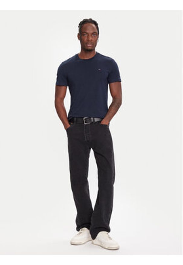 Tommy Jeans Komplet t-shirtów DM0DM20687 Granatowy Regular Fit. Kolor: niebieski. Materiał: bawełna