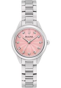 Zegarek Bulova Zegarek damski Bulova 96P249 srebrny. Kolor: srebrny #1