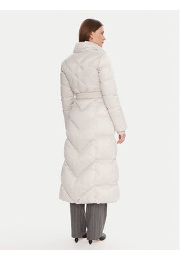 Marciano Guess Płaszcz zimowy 5BGL39 7374A Beżowy Regular Fit. Kolor: beżowy. Materiał: syntetyk. Sezon: zima