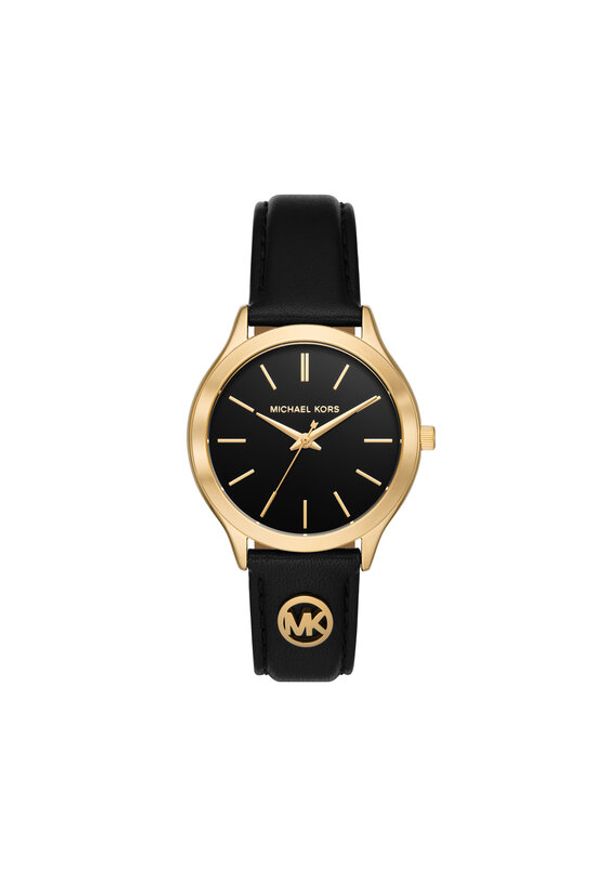 Michael Kors Zegarek Slim Runway MK7553 Czarny. Kolor: czarny