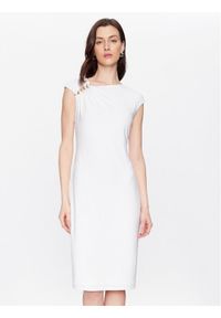 Lauren Ralph Lauren Sukienka koktajlowa 253898713001 Biały Slim Fit. Kolor: biały. Materiał: syntetyk. Styl: wizytowy #1