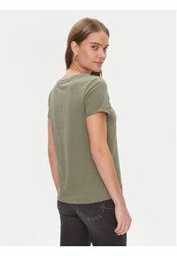 Guess T-Shirt W4RI24 JA914 Zielony Regular Fit. Kolor: zielony. Materiał: bawełna