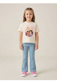 Sinsay - Bawełniana koszulka z nadrukiem Disney - różowy. Kolor: różowy. Materiał: bawełna. Wzór: motyw z bajki, nadruk #1