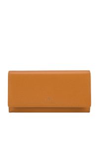 Wittchen - Damski portfel skórzany o prostym kroju mahoniowy. Kolor: brązowy. Materiał: skóra #1