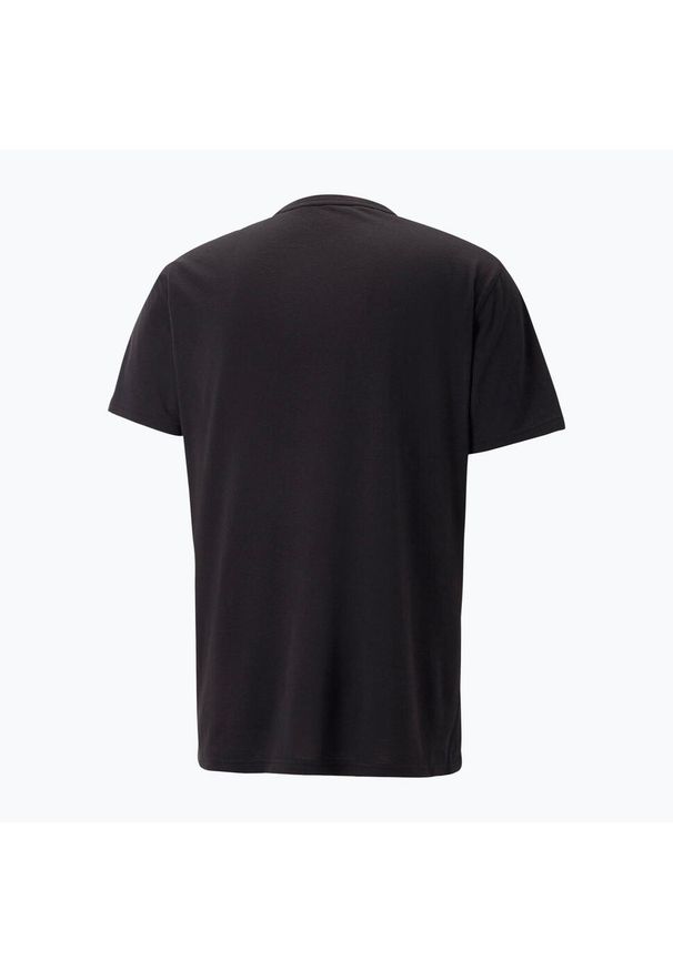 Puma - Koszulka fitness męska PUMA Graphic Tee Training z krótkim rękawem. Kolor: czarny. Długość rękawa: krótki rękaw. Długość: krótkie. Sport: fitness