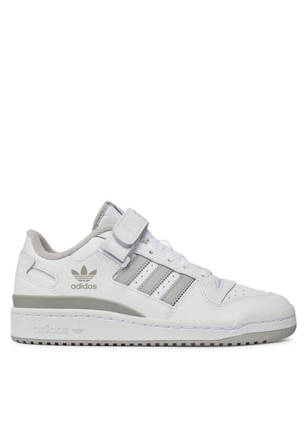 Adidas - adidas Buty Forum Low IF2733 Biały. Kolor: biały. Materiał: skóra
