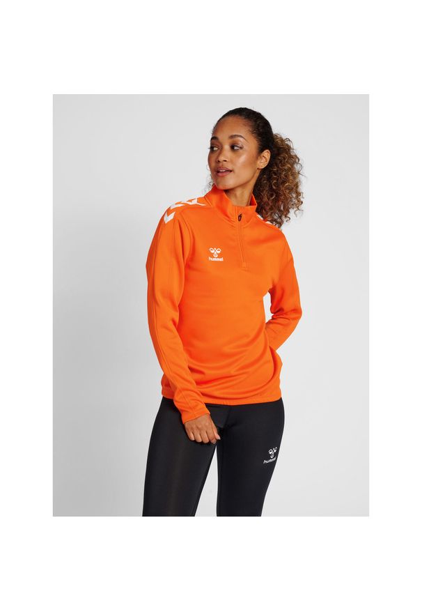 Bluza do piłki ręcznej damska Hummel hmlCORE XK. Kolor: pomarańczowy, wielokolorowy, żółty. Sport: fitness, piłka ręczna