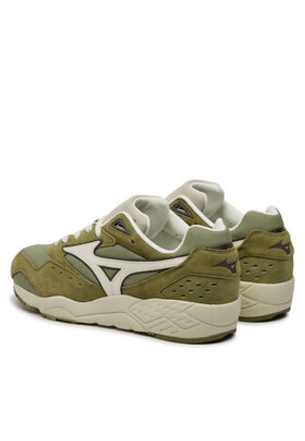 Mizuno Sneakersy Contender D1GA238 Zielony. Kolor: zielony. Materiał: zamsz, skóra