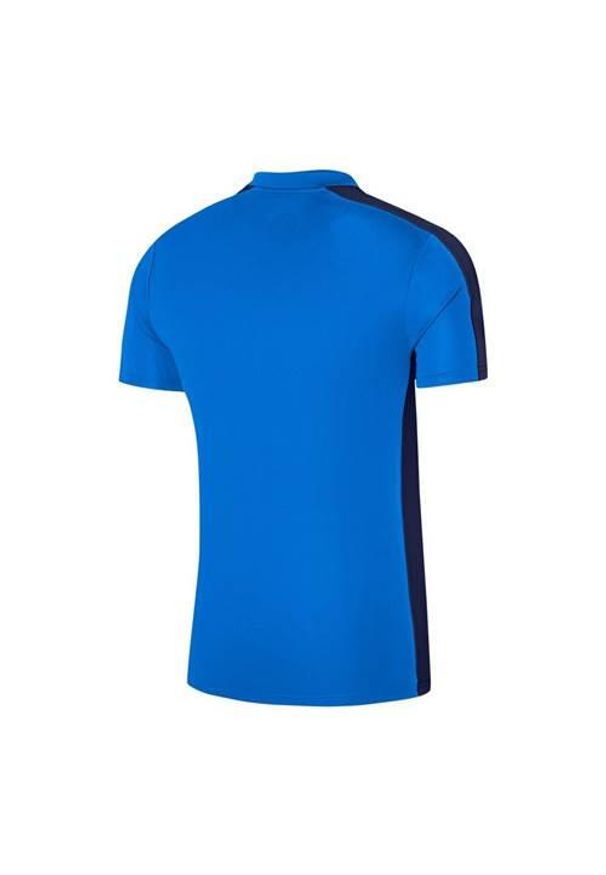 Koszulka sportowa męska Nike Drifit Academy. Typ kołnierza: polo. Kolor: biały, wielokolorowy, niebieski. Materiał: poliester