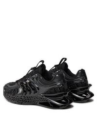 Plein Sport Sneakersy FACS USC0434 STE003N 0202 Czarny. Kolor: czarny. Materiał: skóra