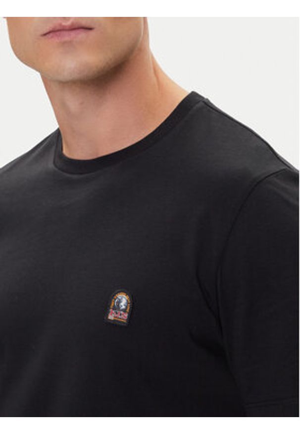 Parajumpers T-Shirt Patch 25WMPMTSEY29 Czarny Regular Fit. Kolor: czarny. Materiał: bawełna